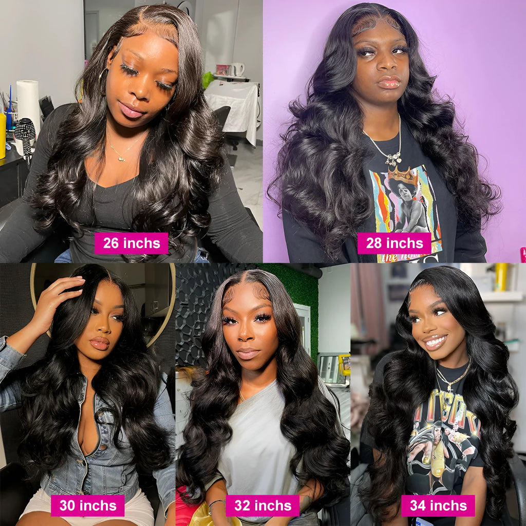 Black synthetic front lace wig with long curly hair and side-swept bangs