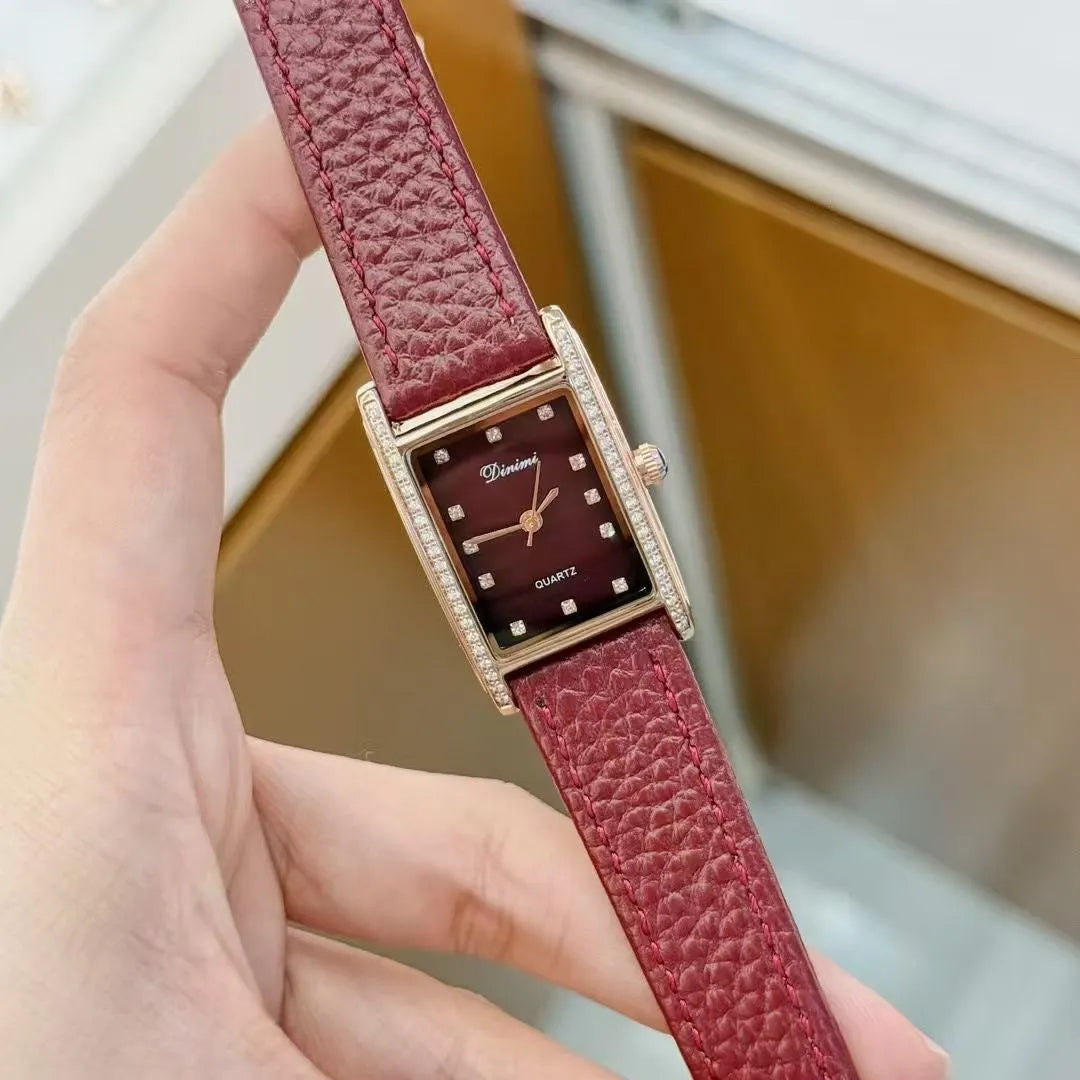 Chinese style alloy women's watch with multiple dial pattern options including diamond and camellia designs