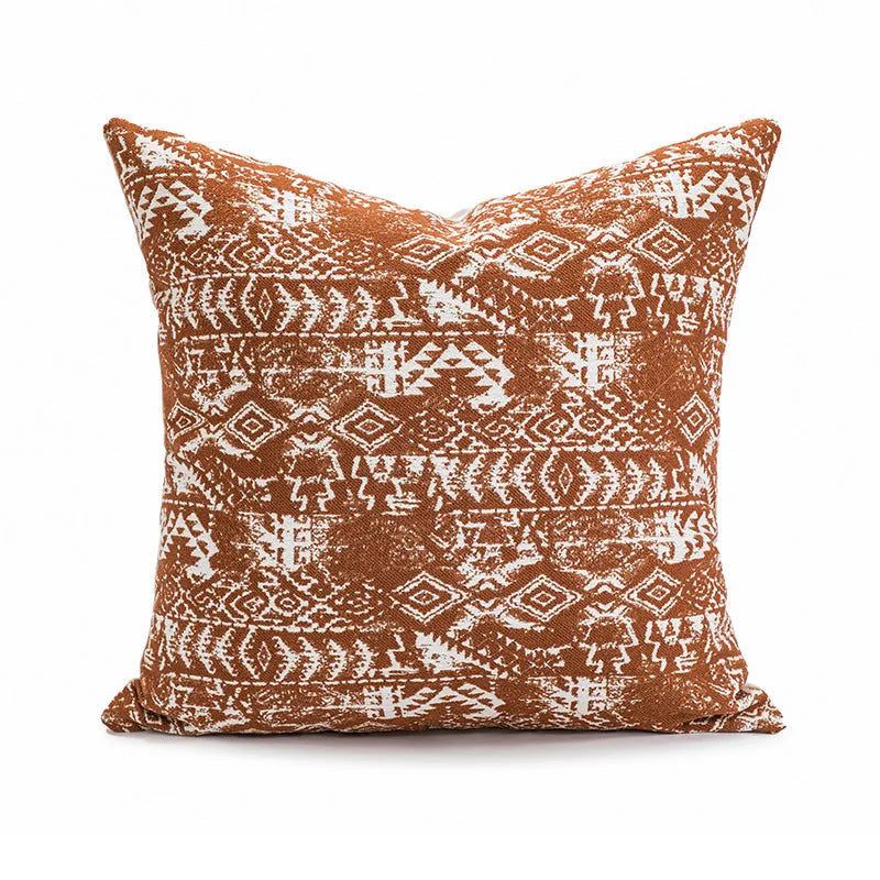 Solid colour sofa cushion pillow with removable cover in 45x45cm size