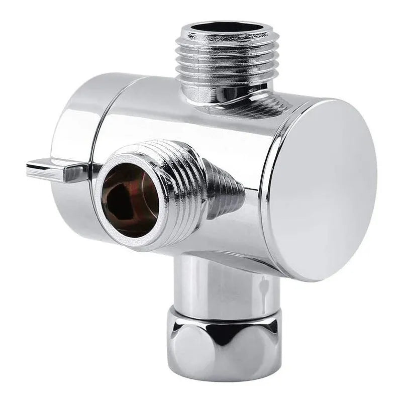 Copper shower water distributor with American bracket and ball joint options