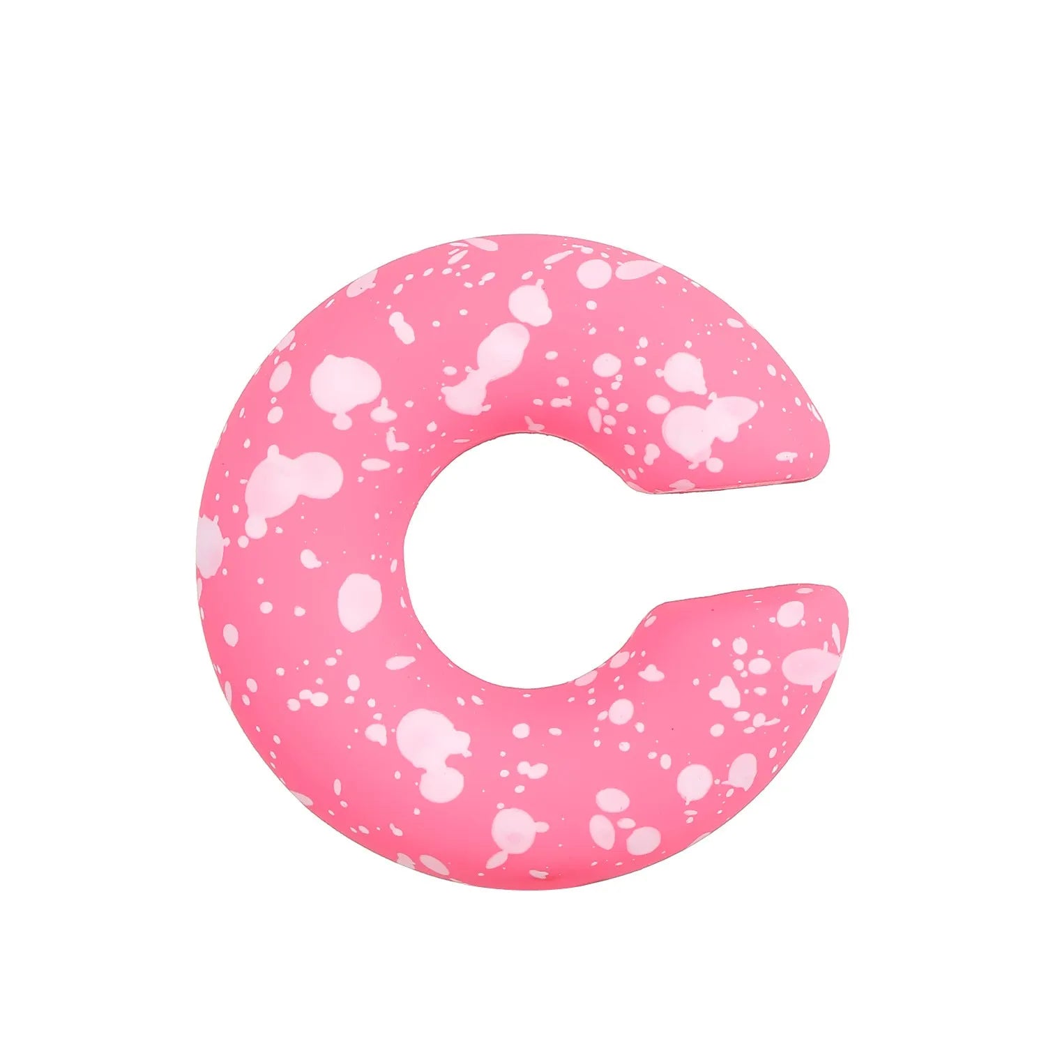C-shaped matte coarse round clip-on earrings in a choice of 15 candy colours for women.