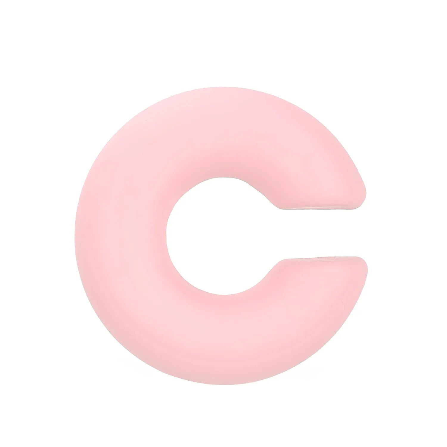 C-shaped matte coarse round clip-on earrings in a choice of 15 candy colours for women.