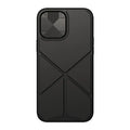 Simple solid-colour TPU back cover case for iPhone 13 series models in black and blue.