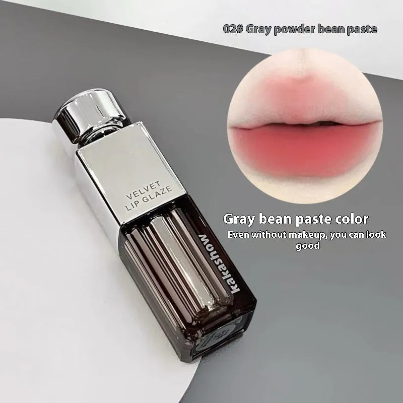 Kakashow matte soft mist lipstick in six shades with 1.8g velvet lip paint