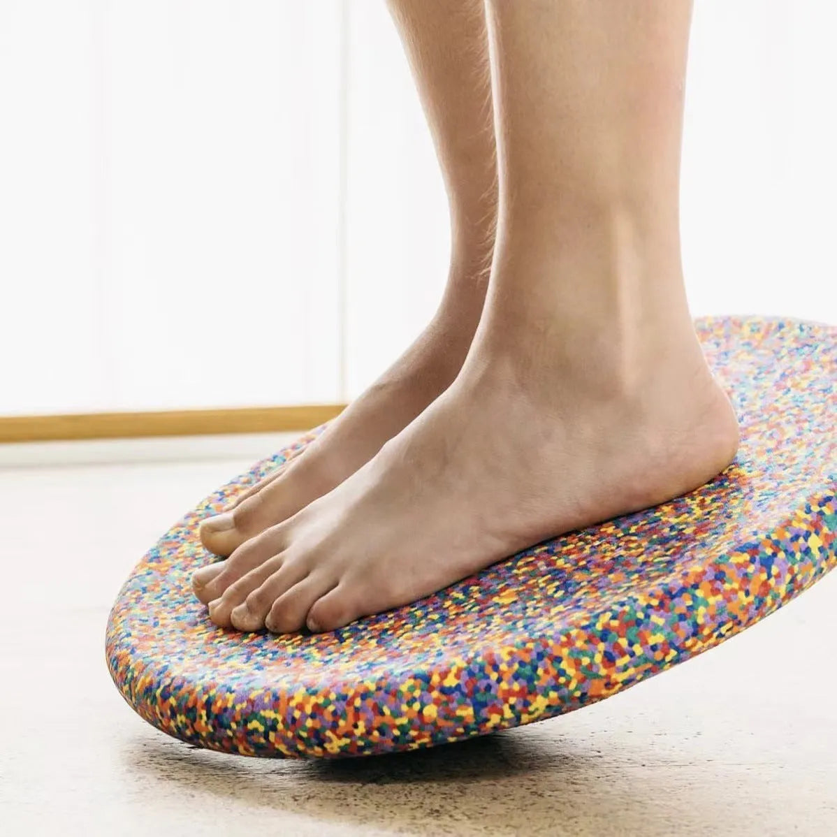 Plastic wood surf balance board for children age 4-6 in mixed colour and black options.