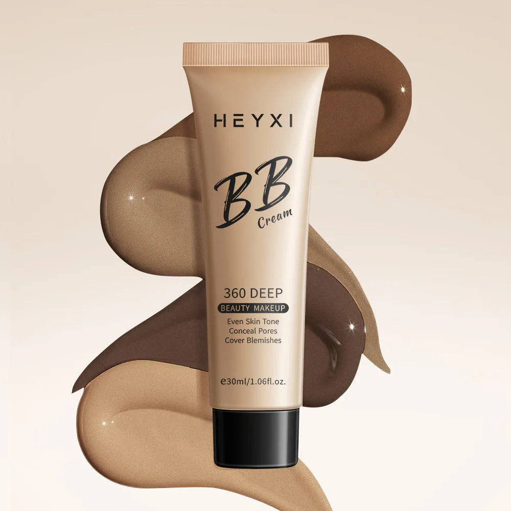 Waterproof and sweat-proof BB cream product in four colour shade options