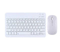 Pink and white Bluetooth wireless keyboard for girls with optional matching mouse