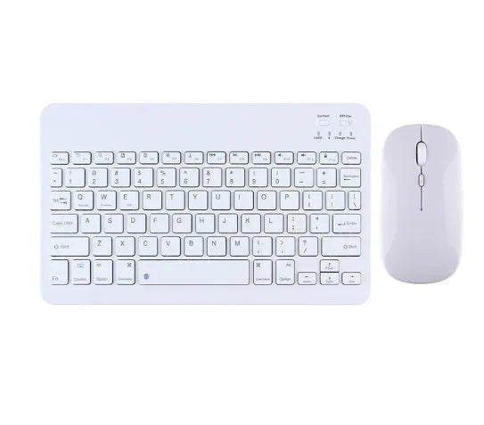 Pink and white Bluetooth wireless keyboard for girls with optional matching mouse