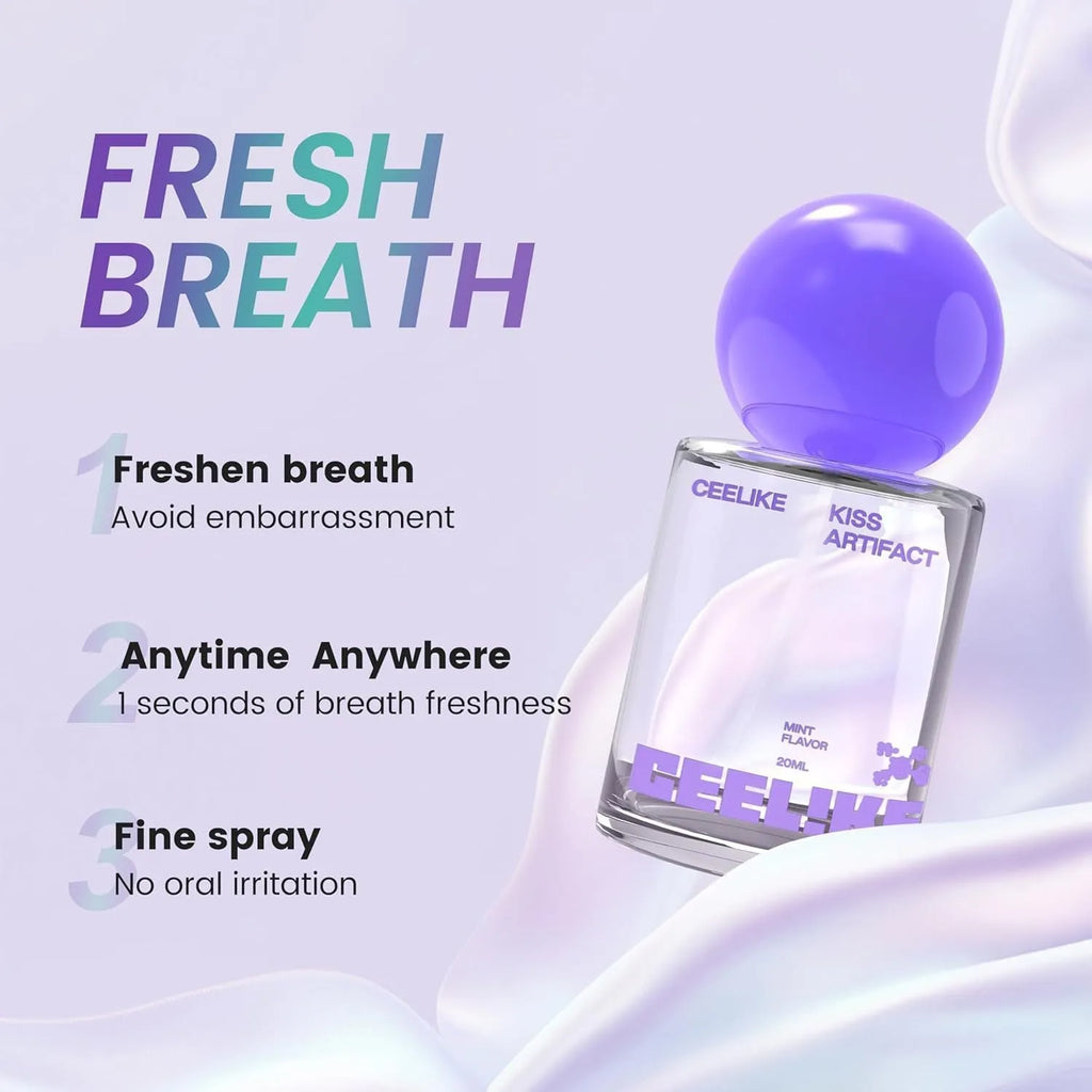 A portable 20ml white plastic spray bottle for oral hydration.