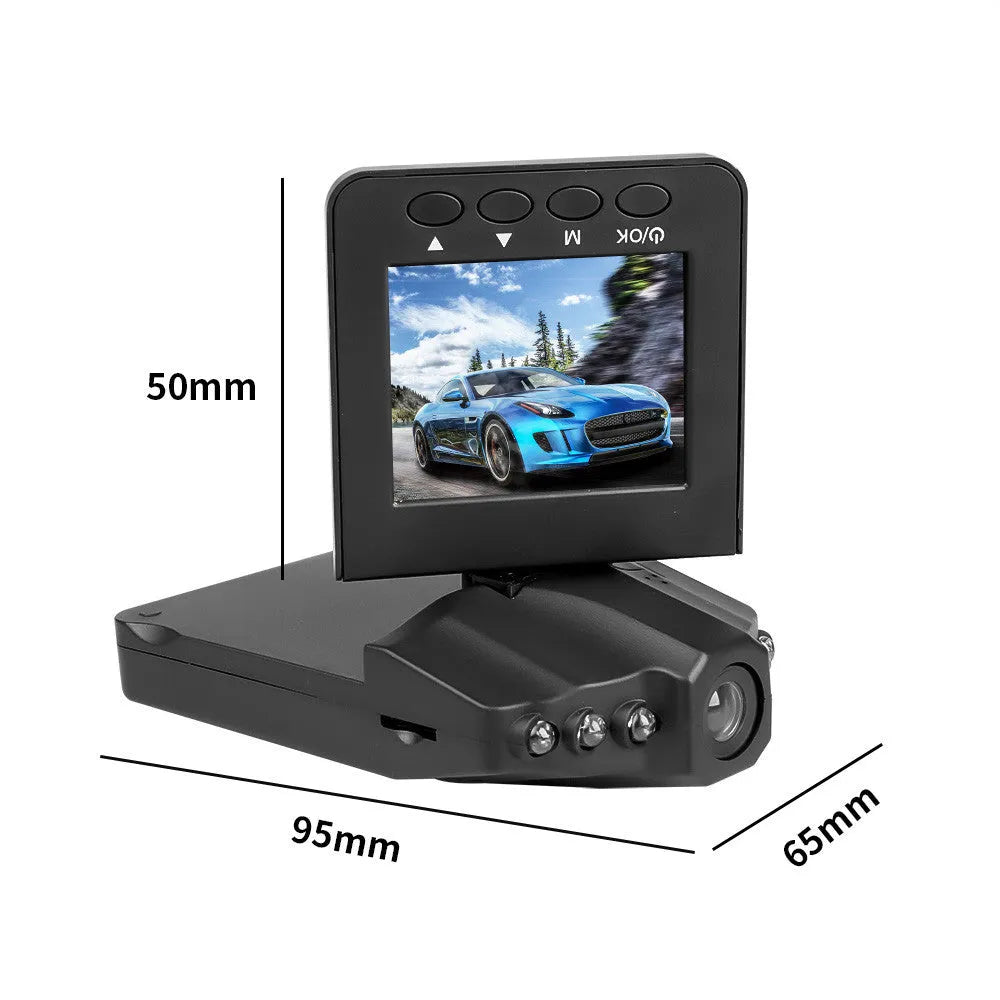 H198 HD car dash camera with infrared lights and 2.4-inch screen for vehicle recording