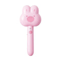 Rechargeable pet grooming steam brush in green colour with cartoon design