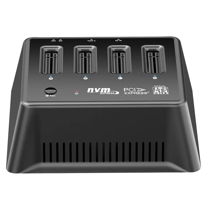 Aluminium M2 dual protocol SSD enclosure base with European standard K30174P2 colour finish