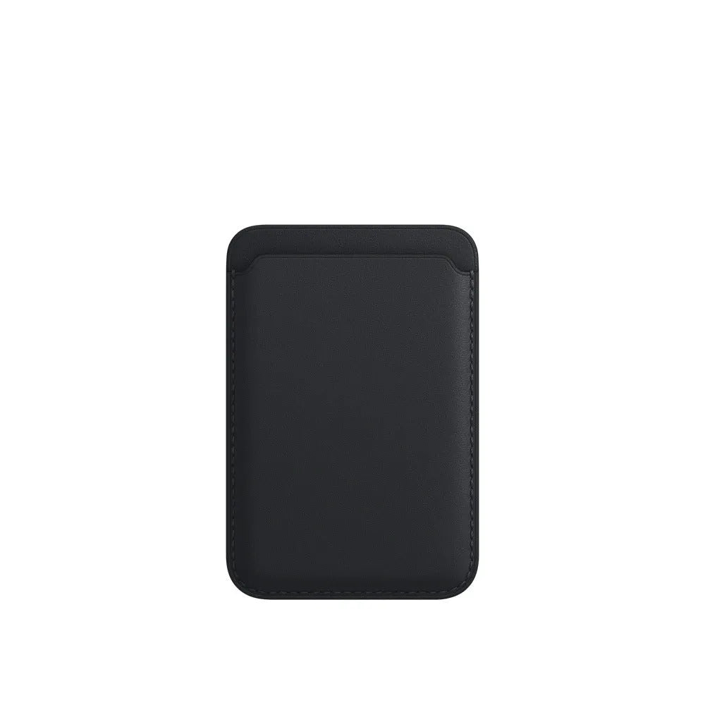 Magnetic phone case with card holder compatible with MagSafe in PU leather
