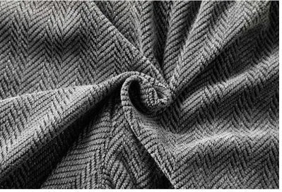 Men's lightweight straight-leg casual trousers with fleece lining and an elastic waistband.
