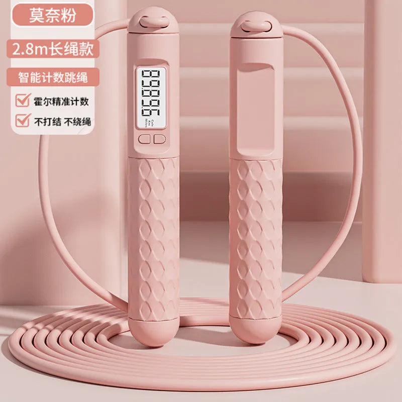 ABS fitness skipping rope with bearing mechanism in multiple colour and cord style options