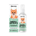 120ml bottle of pet oral spray with chlorhexidine and mint extract for dog and cat dental care