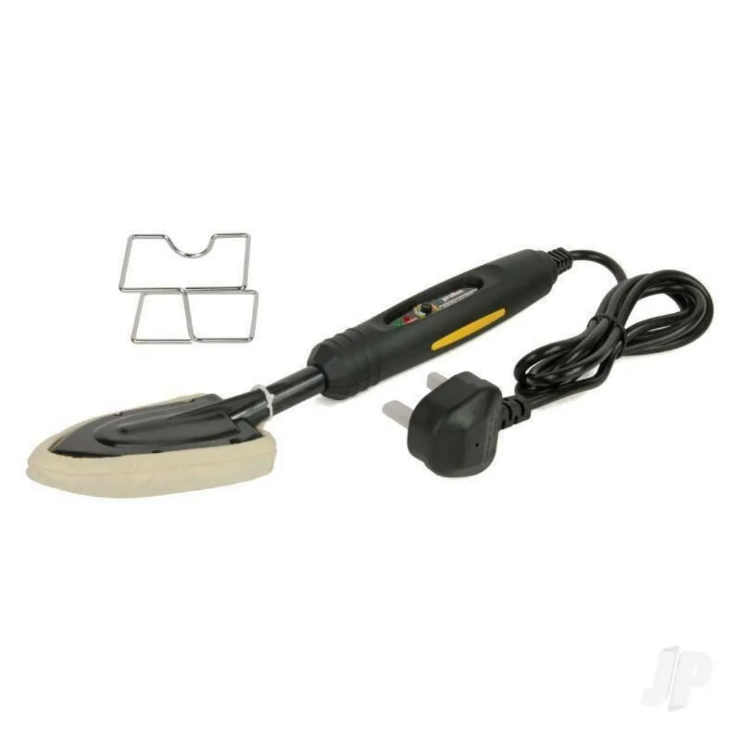 Electronic temperature control hot iron for skin model preparation with heat-resistant bracket