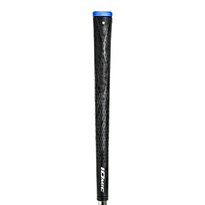 TPE material golf club replacement grip in various colours including pink, red, blue, white and two-tone options.