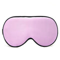 Double-sided mulberry silk eye mask with embroidered print in various colour options