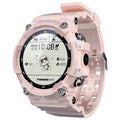 ATTACK 3 IP67 waterproof smartwatch in black, pink or white with round colour screen and TPU strap