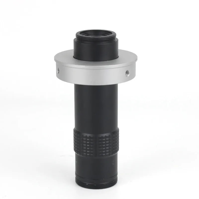 Black industrial camera monocular lens for 10-130x magnification inspection work