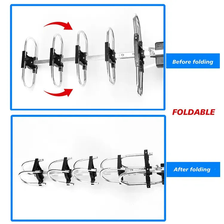 GR-1002 outdoor rotatable digital television antenna with adjustable direction