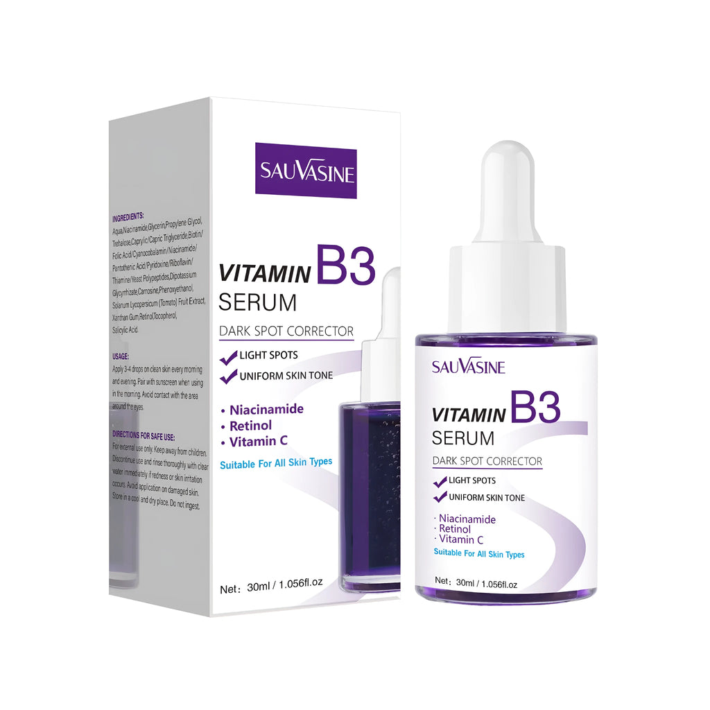 30ml bottle of Vitamin B3 nourishing and firming facial essence for universal skin types