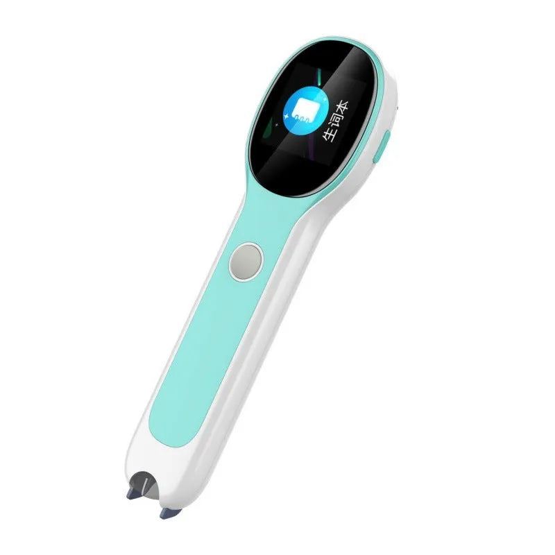 Universal reading pen in white ABS plastic with baking varnish finish for English learning and translation