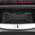Tesla rubber floor mats with TPE footrest for Model 3, Y, S, and X vehicles