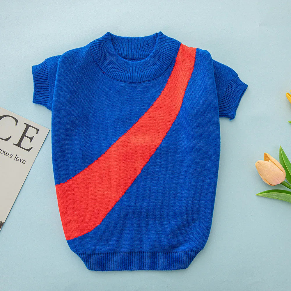 Wool casual pet sweater for corgis and poodles in multiple colours and sizes