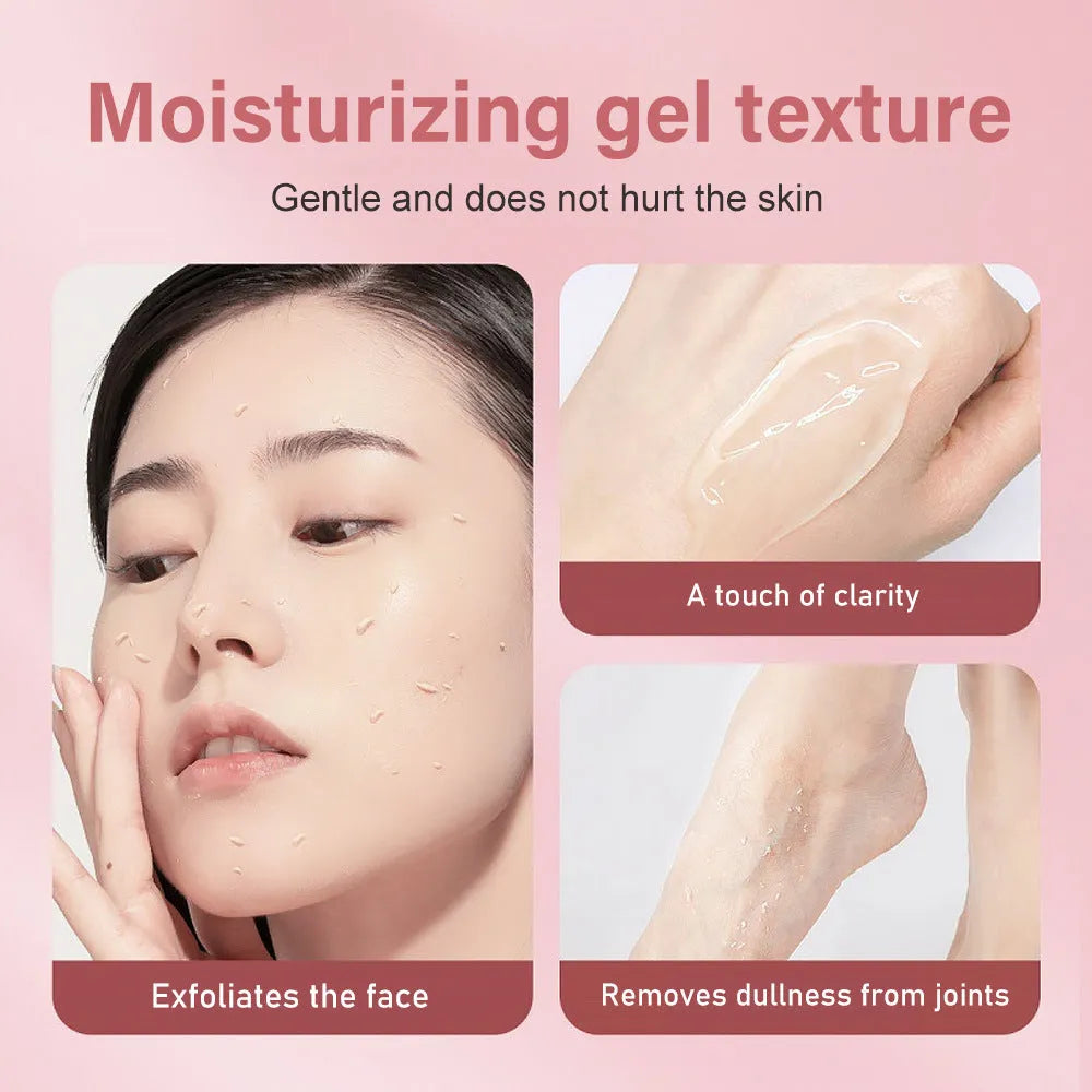 132g tube of moisturising facial exfoliating gel scrub for all skin types