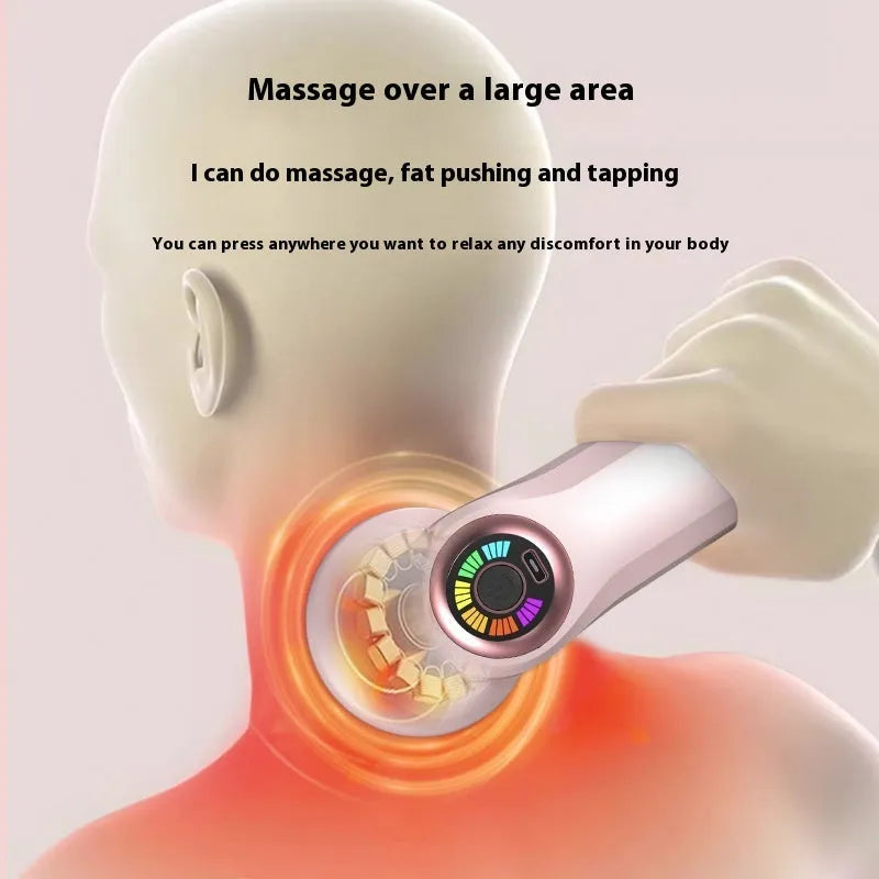 USB electric massager unit in choice of pink, white, or black colour.