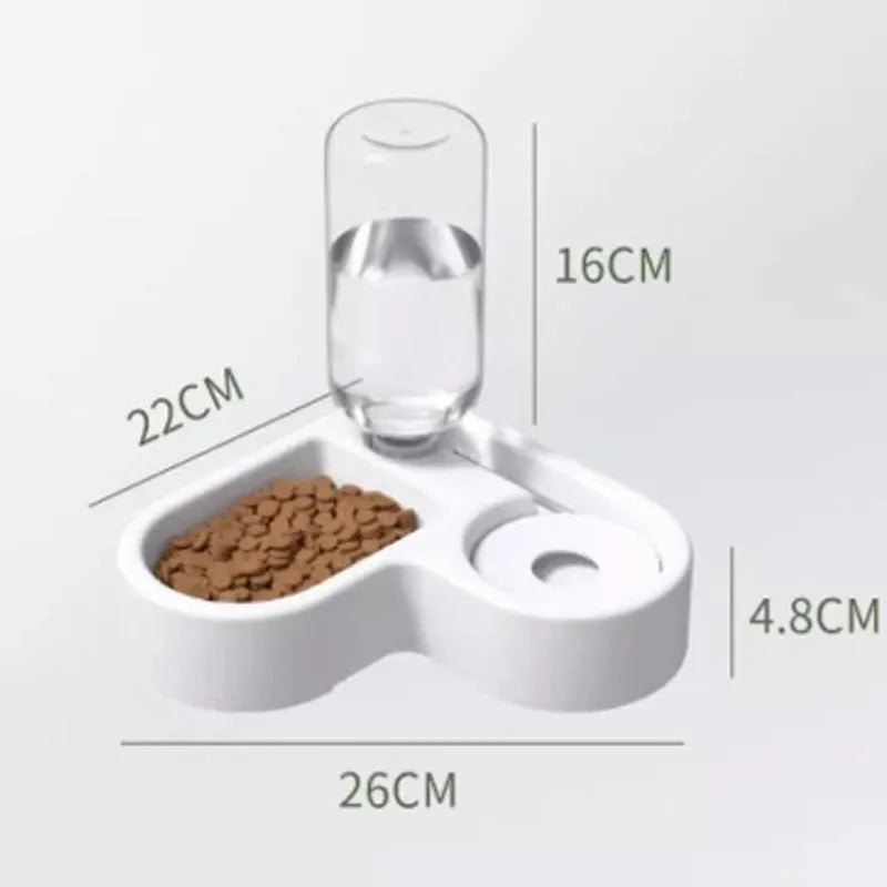 White stainless steel top cat water fountain with quiet pump and 2.4 litre capacity