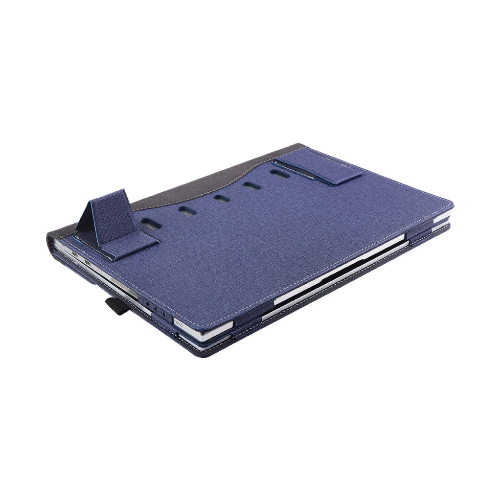 Black Chinese-style laptop protective sleeve for Microsoft Surface Laptop 6 with bracket design