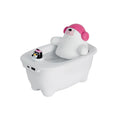 White Creative Air Humidifier with USB cable and 550ml water tank on a desk