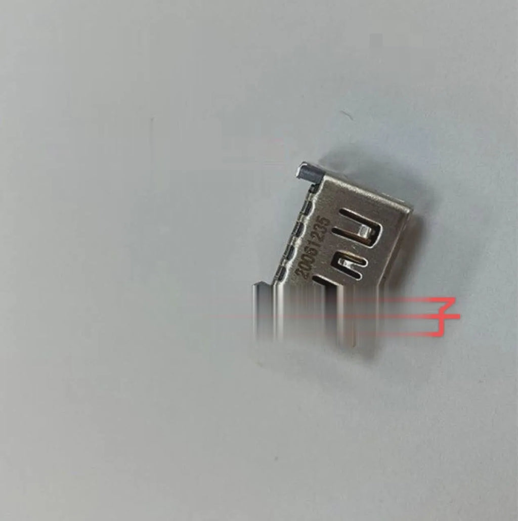 Silver HDMI host interface socket replacement part for gaming console connections