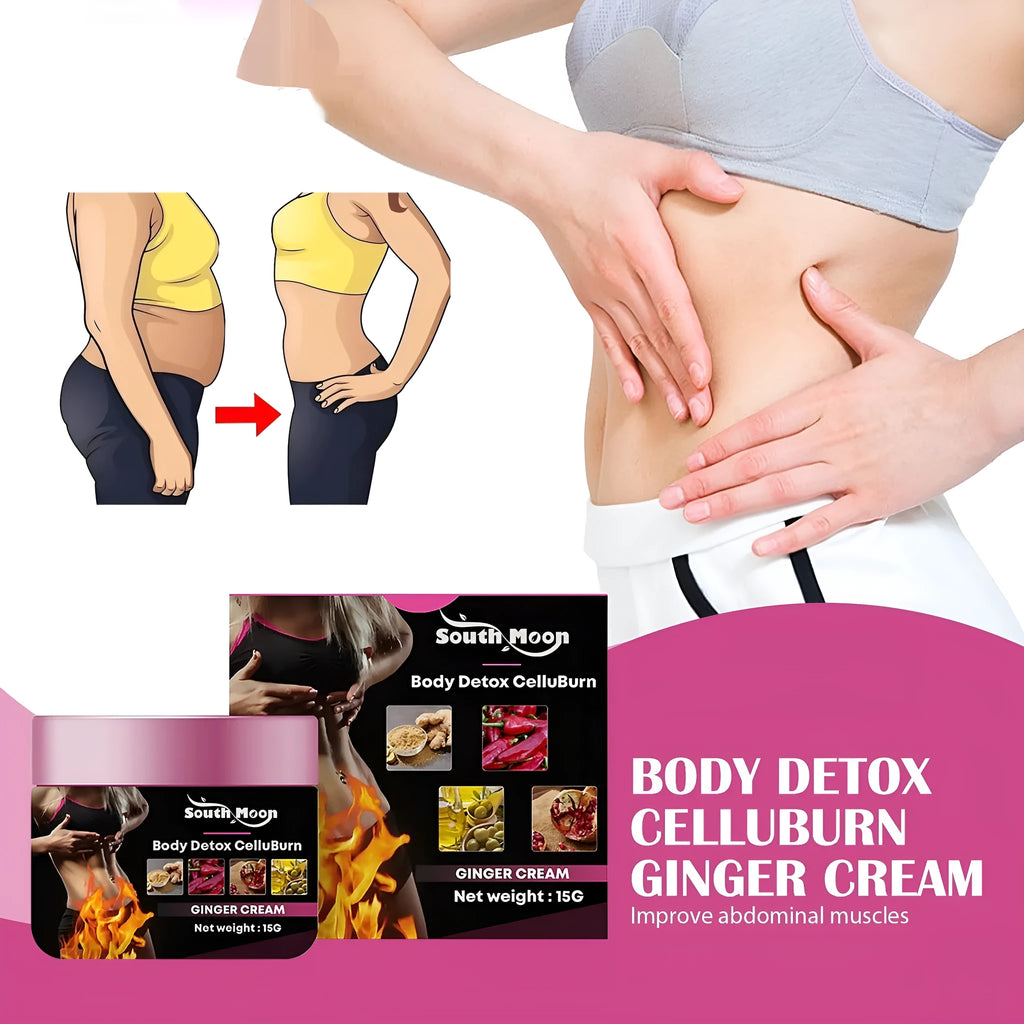 15g tube of ginger body slimming and tightening cream for thighs