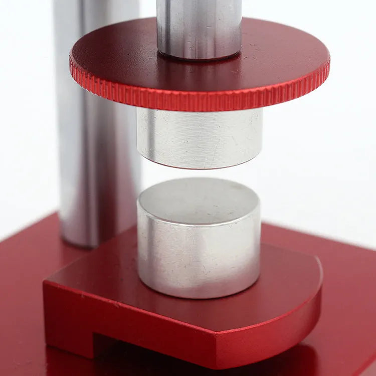 Watch spiral cap presser tool with set of 20 plastic moulds for back cover installation