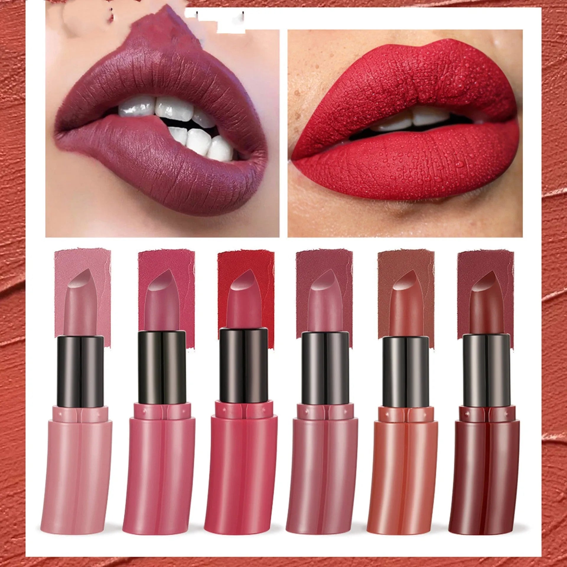 Matte lipstick kit with Arc Lipstick Kit range of shades for long-lasting natural three-dimensional lip colour