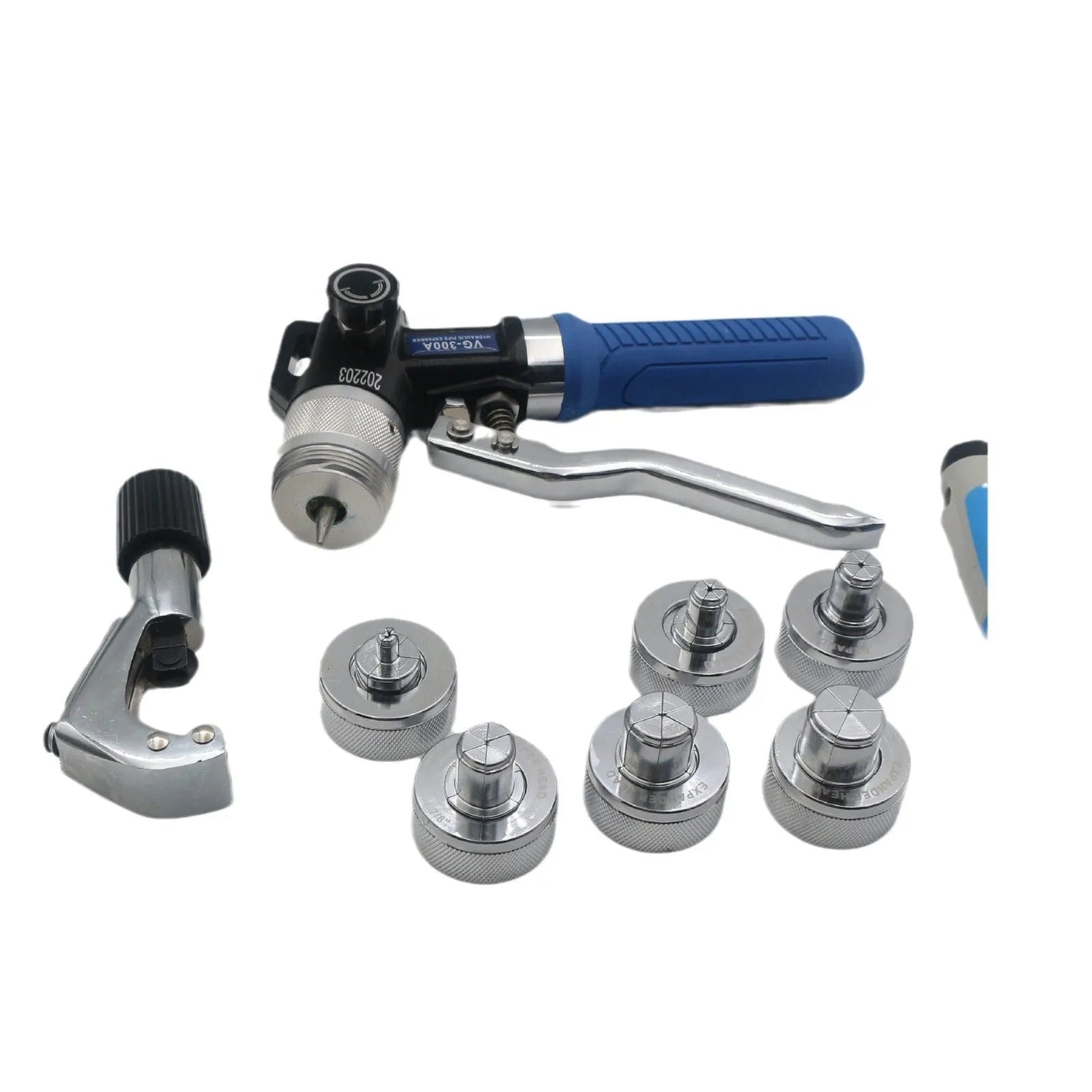 Hydraulic refrigeration tube expander tool in VG-300 style made from high-strength alloy steel