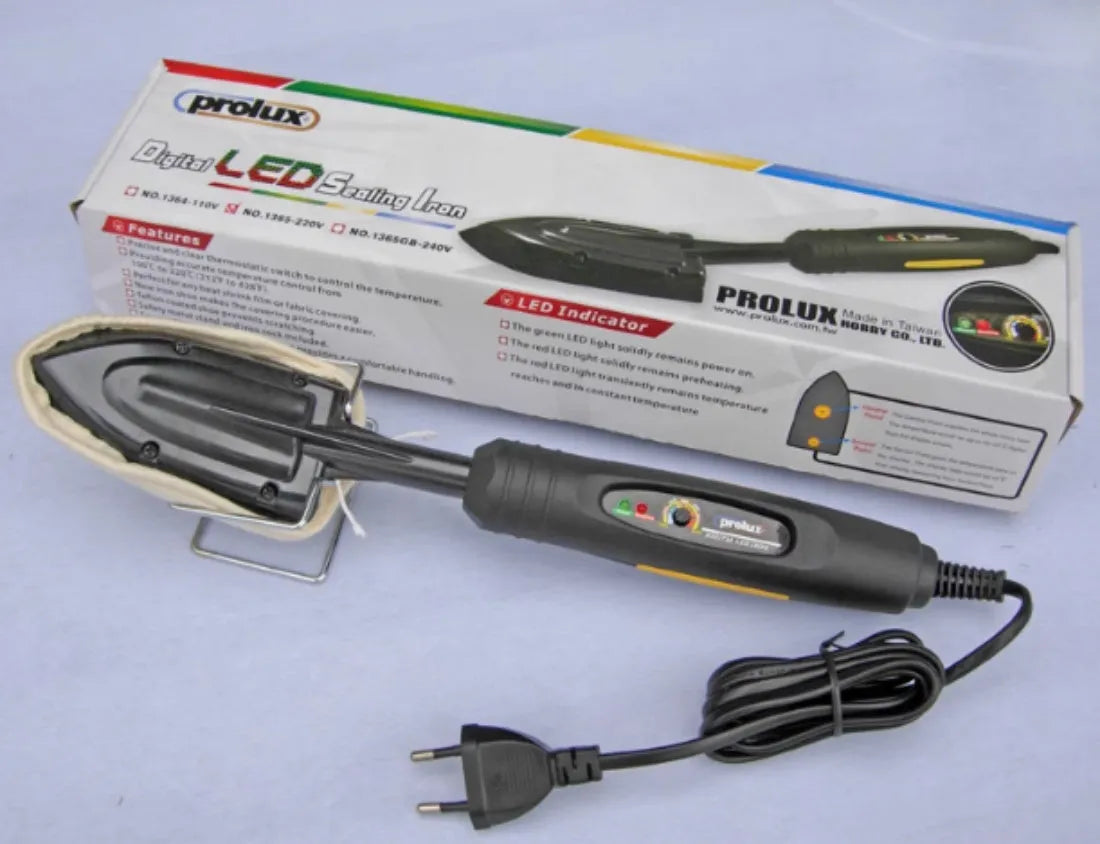 Electronic temperature control hot iron for skin model preparation with heat-resistant bracket