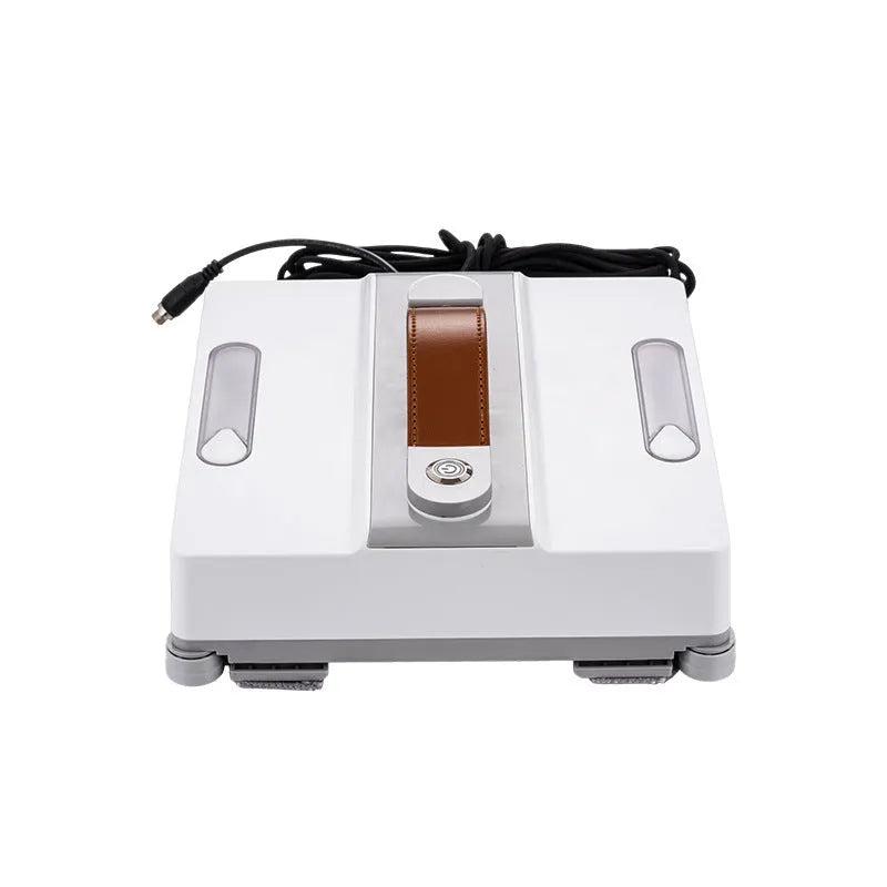 White intelligent window cleaning robot for high-rise windows with 220mm dimensions