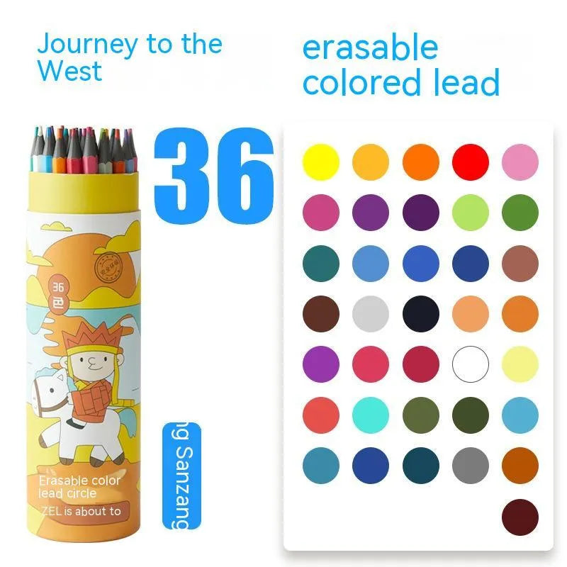 Zhenglin Sports Series colour pencils in paper barrel with multiple colour refill options