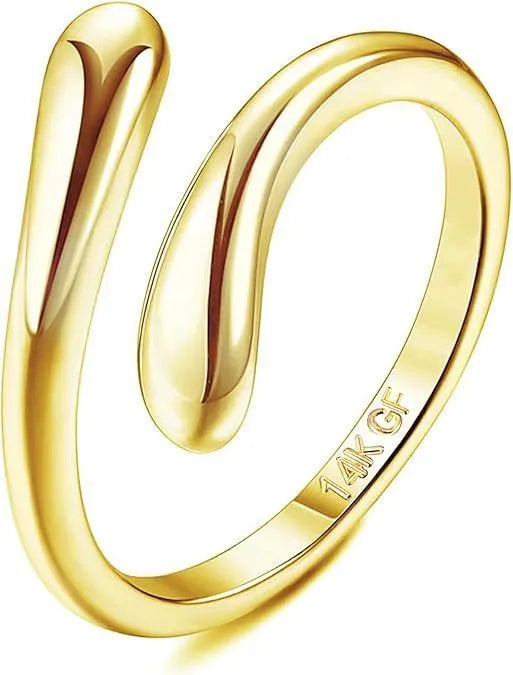 Geometric gold plated toe ring with crystal decoration options