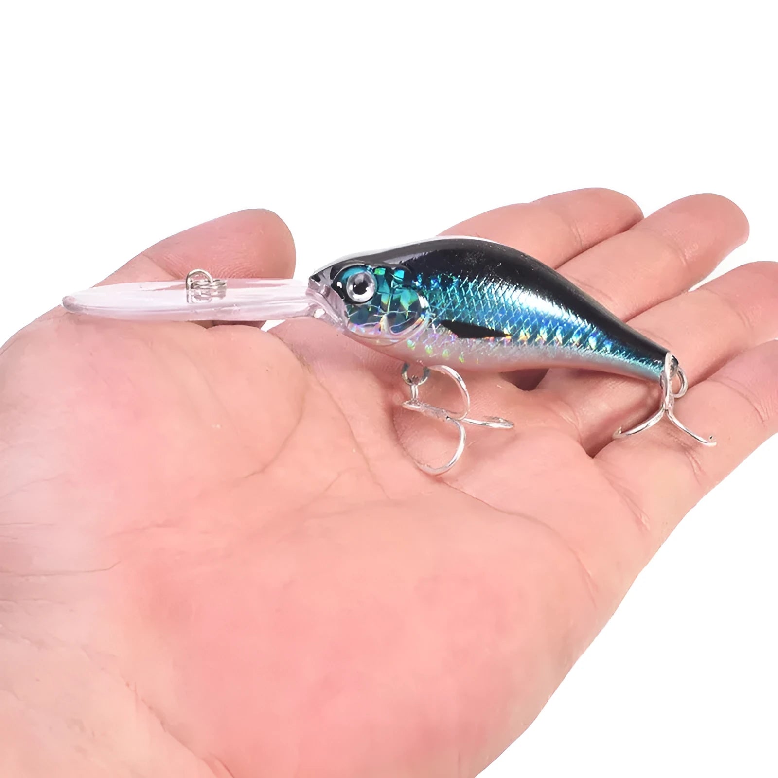 Floating rock little fat man mino fishing lure measuring 10.5cm with deep diving long tongue board
