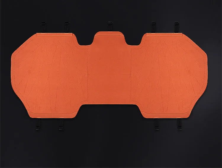 Tailored leather ultra thin car seat cover with fur material and gradient hole design in six colour options