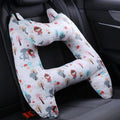 55cm by 70cm car headrest pillow in floral skirt rabbit design with optional neck support pillow.