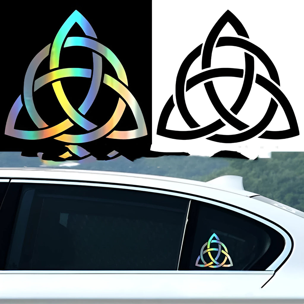 Waterproof adhesive car sticker decal in black, white, or laser colour for automobile windows and bodywork.