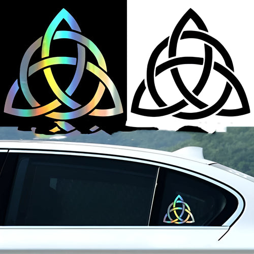 Waterproof adhesive car sticker decal in black, white, or laser colour for automobile windows and bodywork.