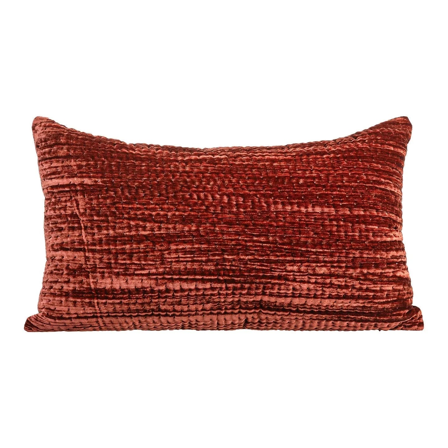 Chinese antique style quilted cushion pillow with mercerised velvet fabric in green, red, mocha, or orange colours